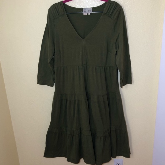 Anthropologie Saturday Sunday Nellie Tiered Dress size M - Picture 2 of 6
